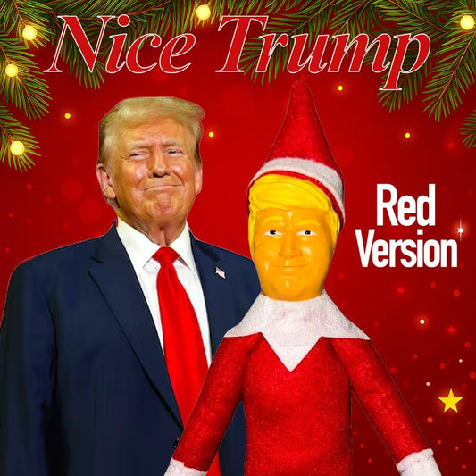 Trump Naughty and Nice Elf Festive Christmas Decor Christmas Ornament for the Holidays